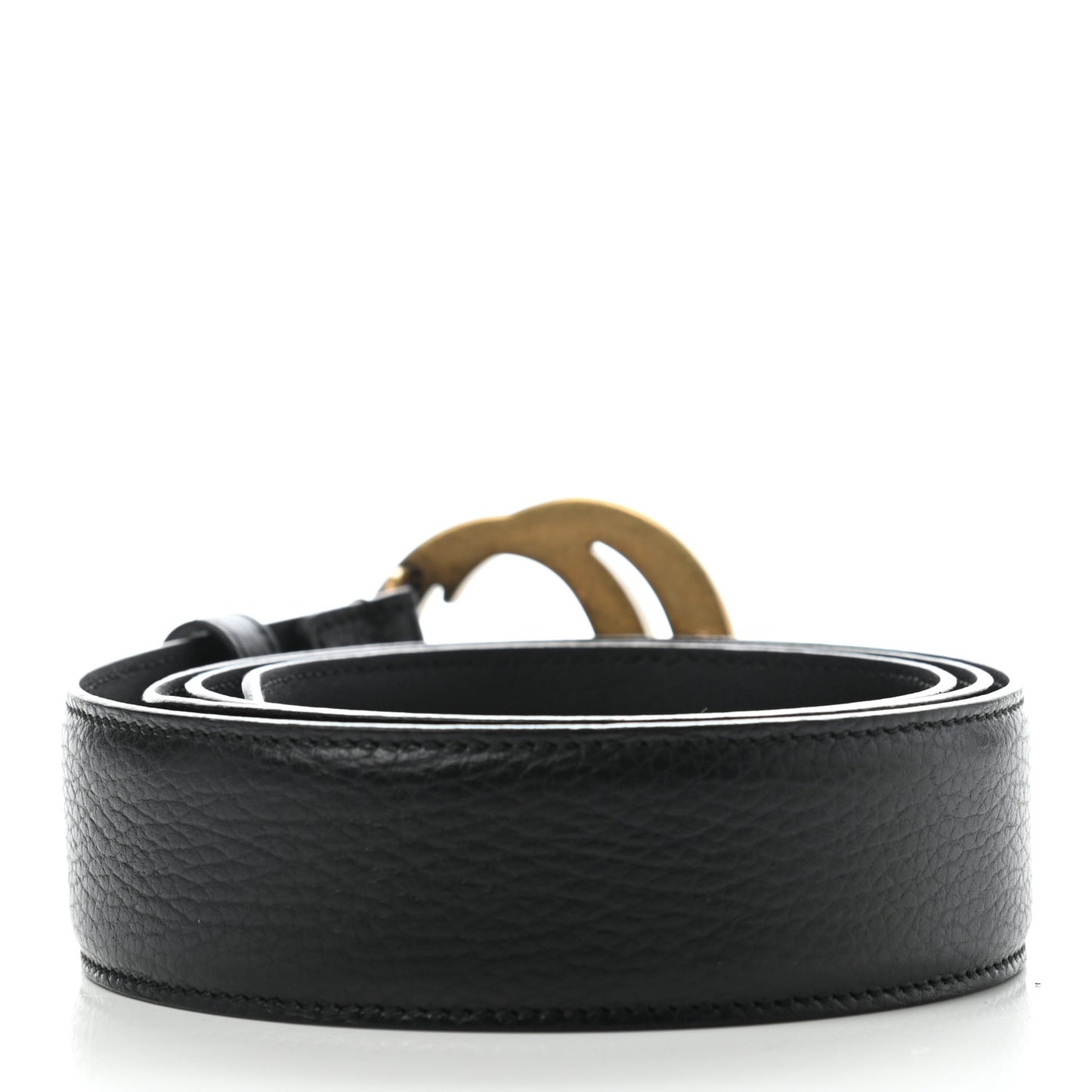 Dollar Calfskin Interlocking G Belt 110 44 Black