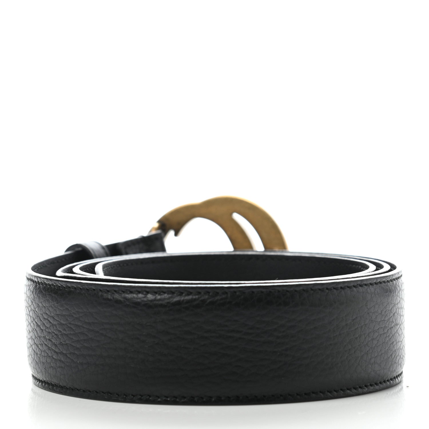 Gucci Dollar Calfskin Interlocking G Belt 110 44 Black 2 of 5