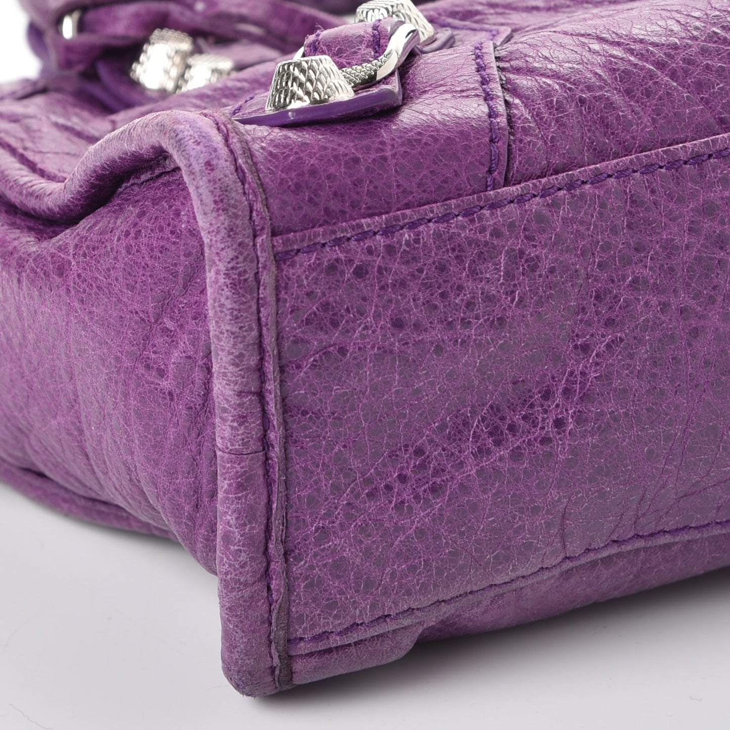 Agneau Giant 12 Silver Hardware Mini City Ultraviolet