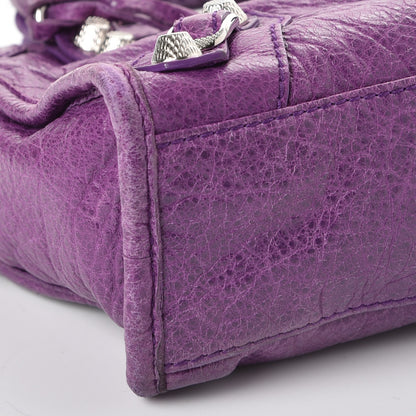 Balenciaga Agneau Giant 12 Silver Hardware Mini City Ultraviolet 8 of 9