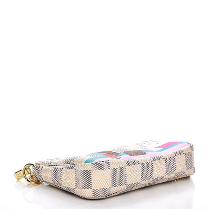 Louis Vuitton Damier Azur 2016 Christmas Animation Mini Pochette Accessories 4 of 8