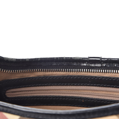 Burberry Nova Check Hobo Black 9 of 22