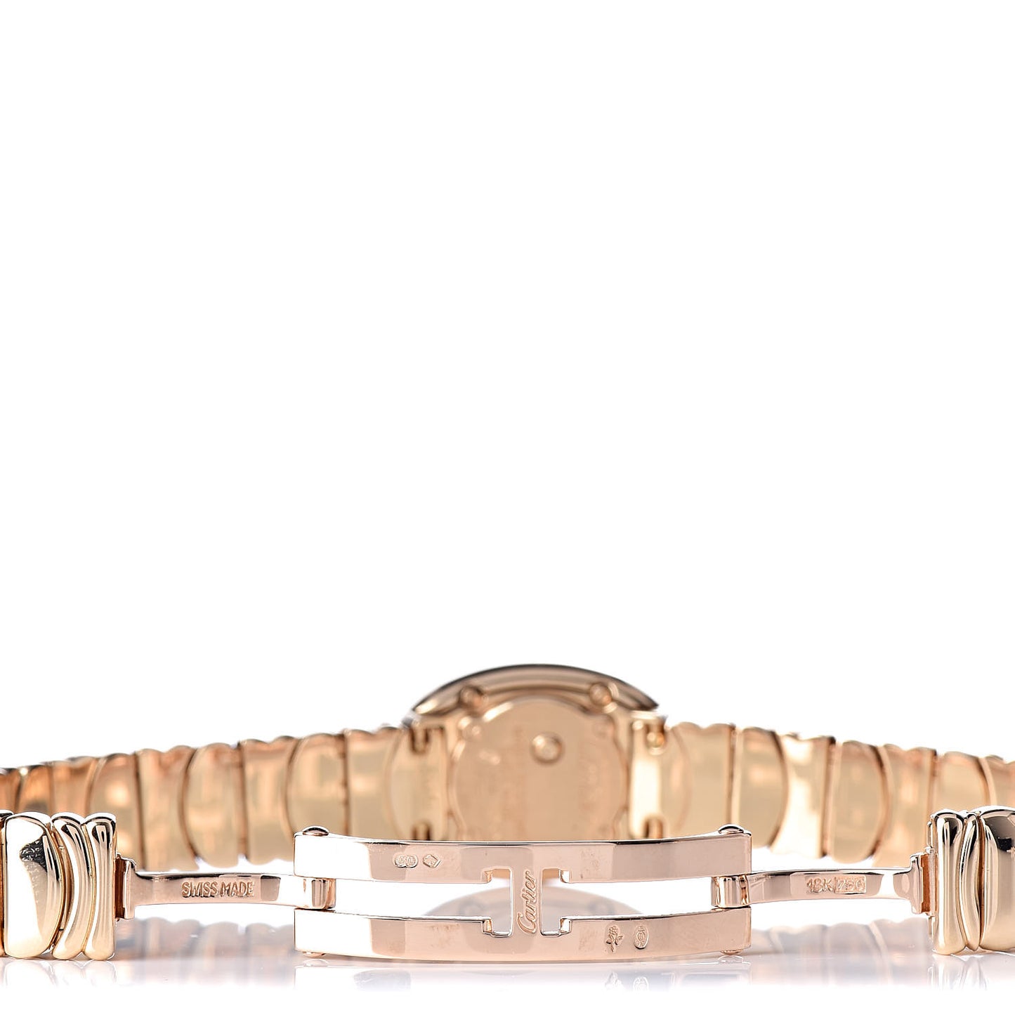 18K Yellow Gold 18mm Baignoire Quartz Watch