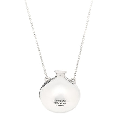Tiffany Sterling Silver Elsa Peretti Bottle Pendant Necklace 3 of 5