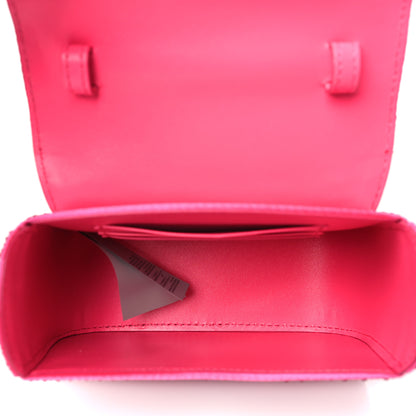 Versace Satin Crystal Studded Mini La Medusa Bag Pink 5 of 9