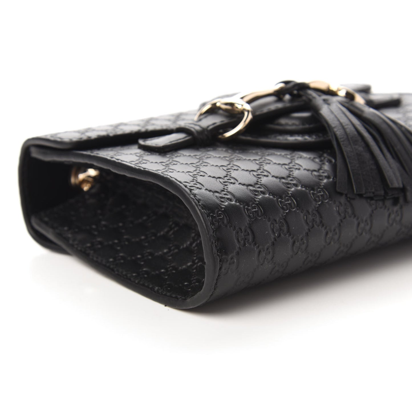 Microguccissima Mini Emily Shoulder Bag Black