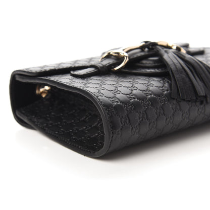 Gucci Microguccissima Mini Emily Shoulder Bag Black 6 of 10