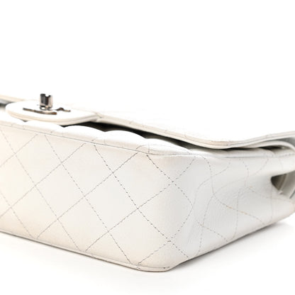 Chanel Caviar Quilted Medium Double Flap Bijoux Chain White 10 of 10