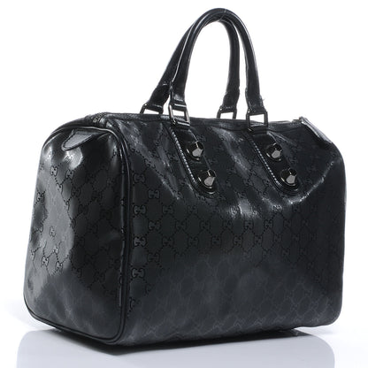 Gucci Imprime Monogram Medium Joy Stud Boston Black 3 of 8