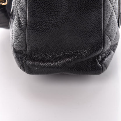 Chanel Caviar Quilted Petit Shopping Tote PST Black 13 of 14