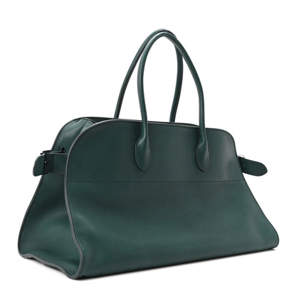 The Row Polished Saddle Calfskin EW Margaux Cyprus 3 of 9