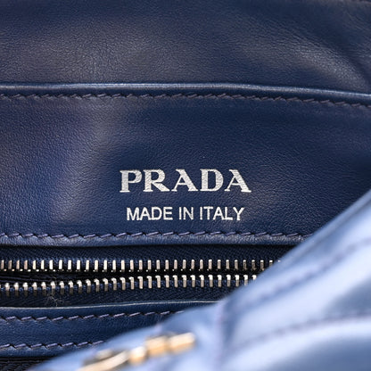 Prada Soft Calfskin Diagramme Crossbody Bag Bleuette 6 of 10
