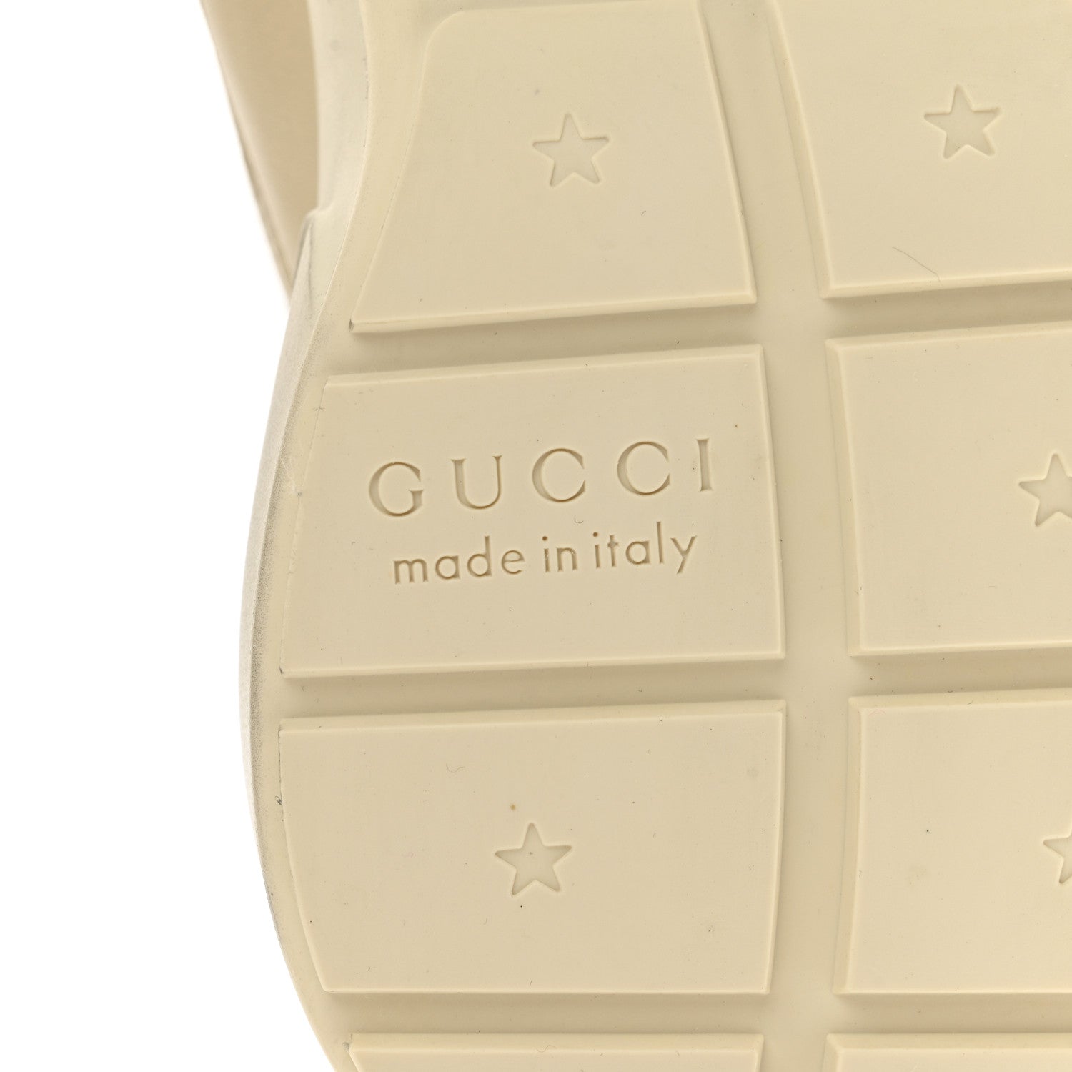 Gucci Calfskin Mouth Print Womens Rhyton Sneakers 40 Ivory 7 of 9