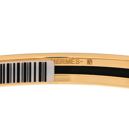 Hermes Enamel Extra Narrow Uni Bracelet 62 Rouge Jumping 4 of 6