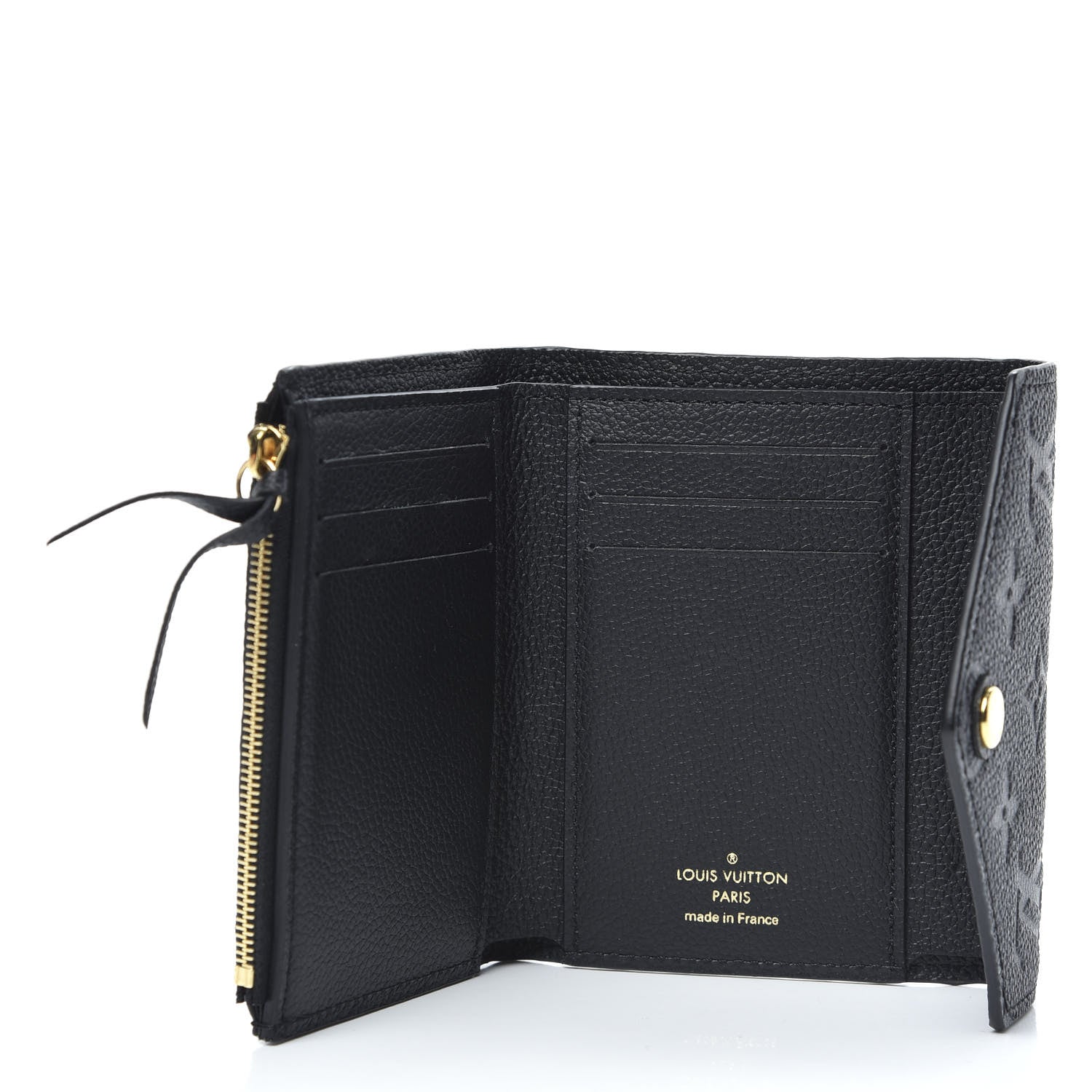 Louis Vuitton Empreinte Zoe Wallet Black 5 of 6