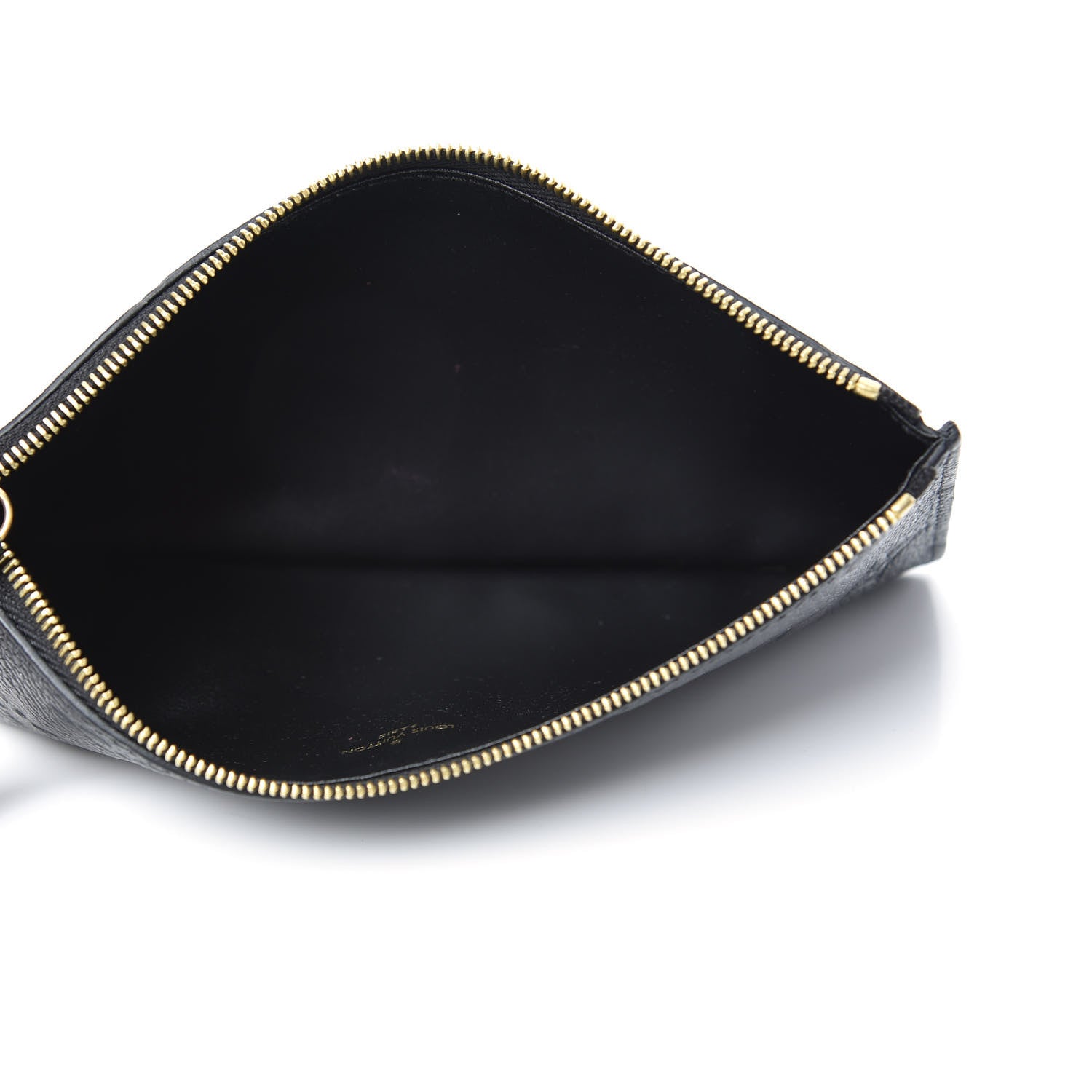 Louis Vuitton Empreinte Felicie Chain Wallet Zippered Insert Black 5 of 6