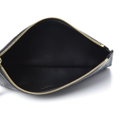 Louis Vuitton Empreinte Felicie Chain Wallet Zippered Insert Black 5 of 6