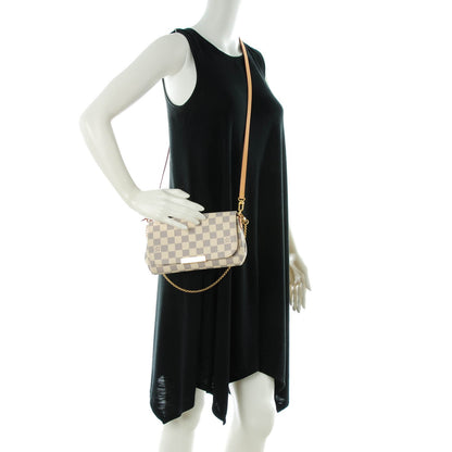 Louis Vuitton Damier Azur Favorite PM 2 of 8