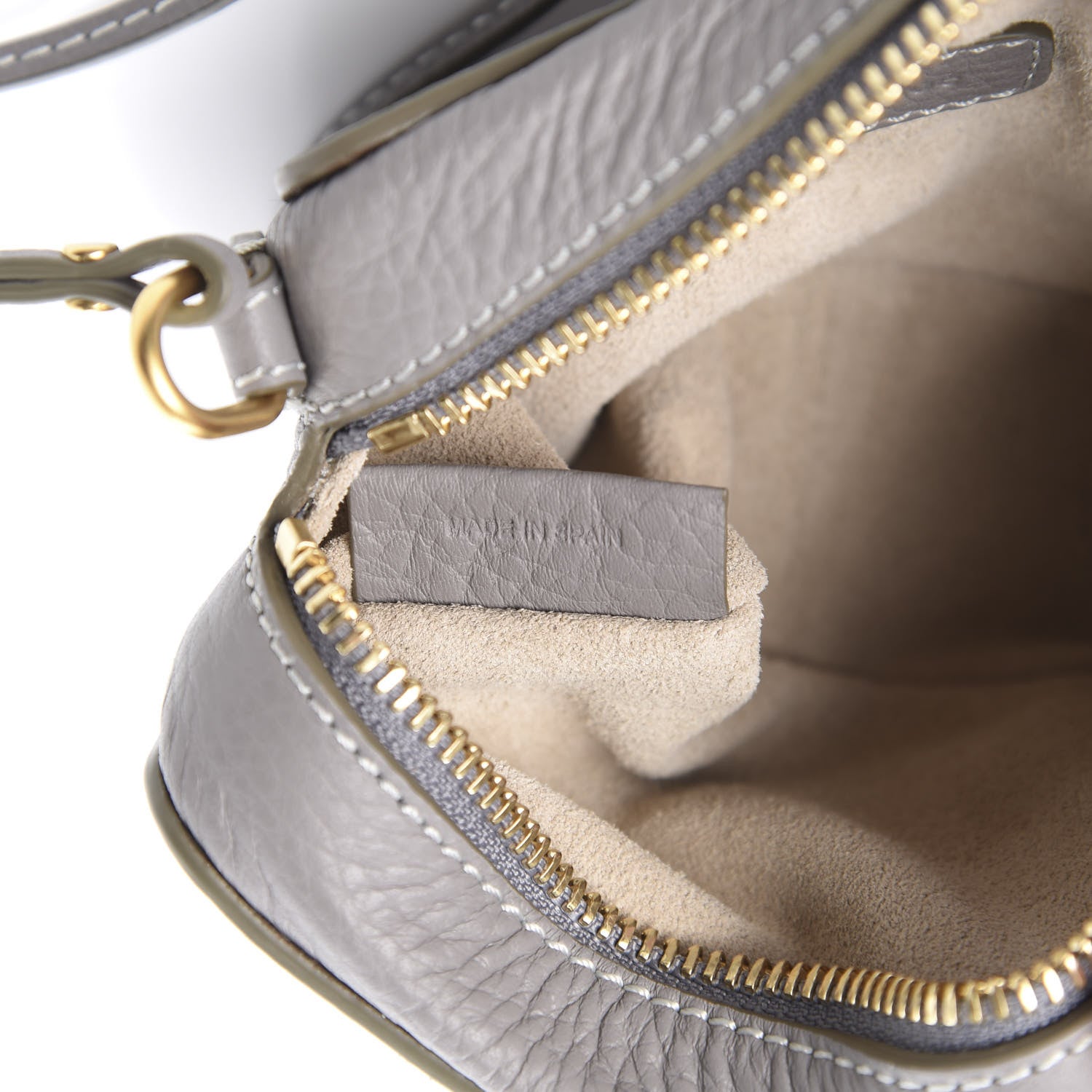 Chloe Calfskin Mini Marcie Crossbody Bag Cashmere Grey 8 of 12