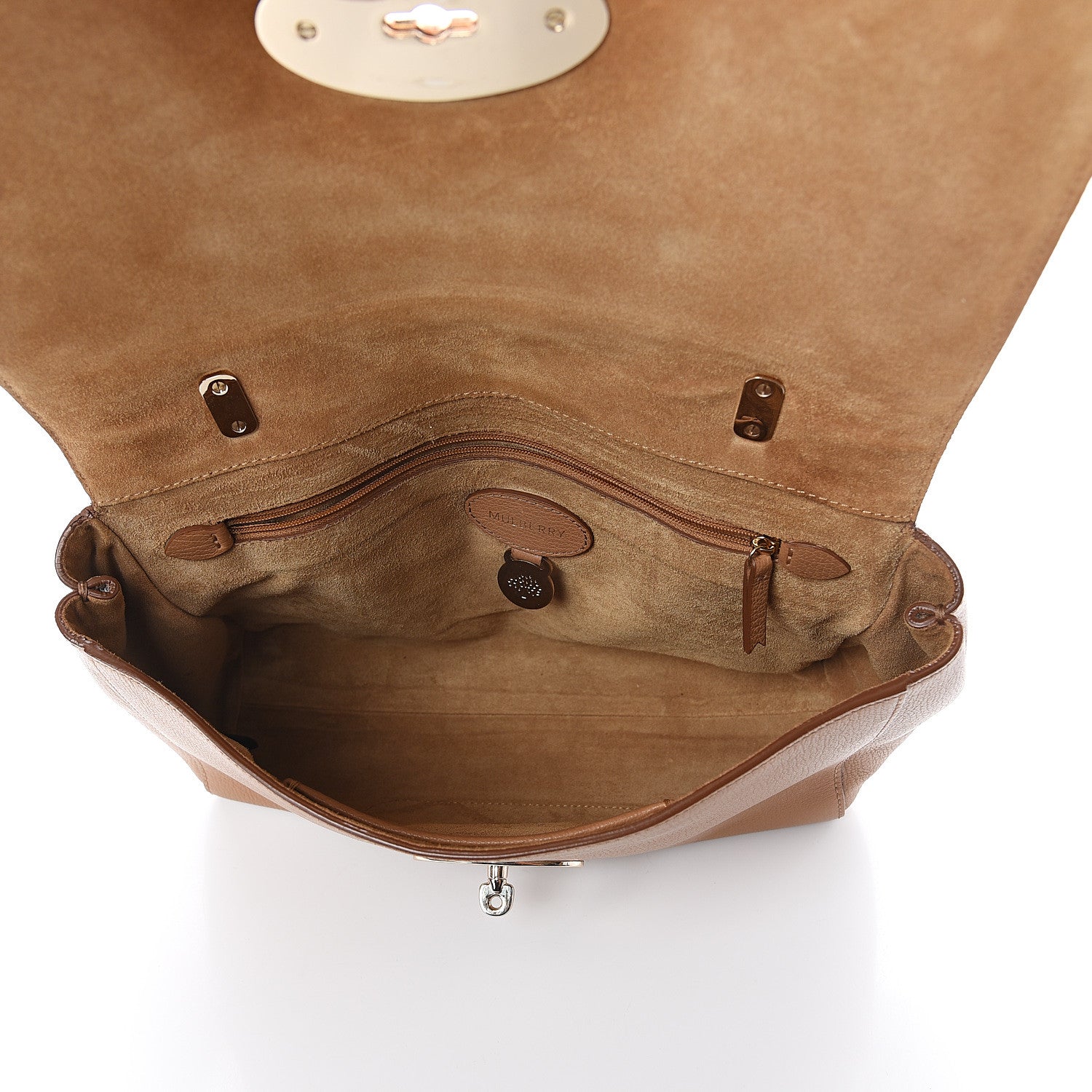 Mulberry Glossy Goatskin Medium Lily Deer Brown 4 of 7