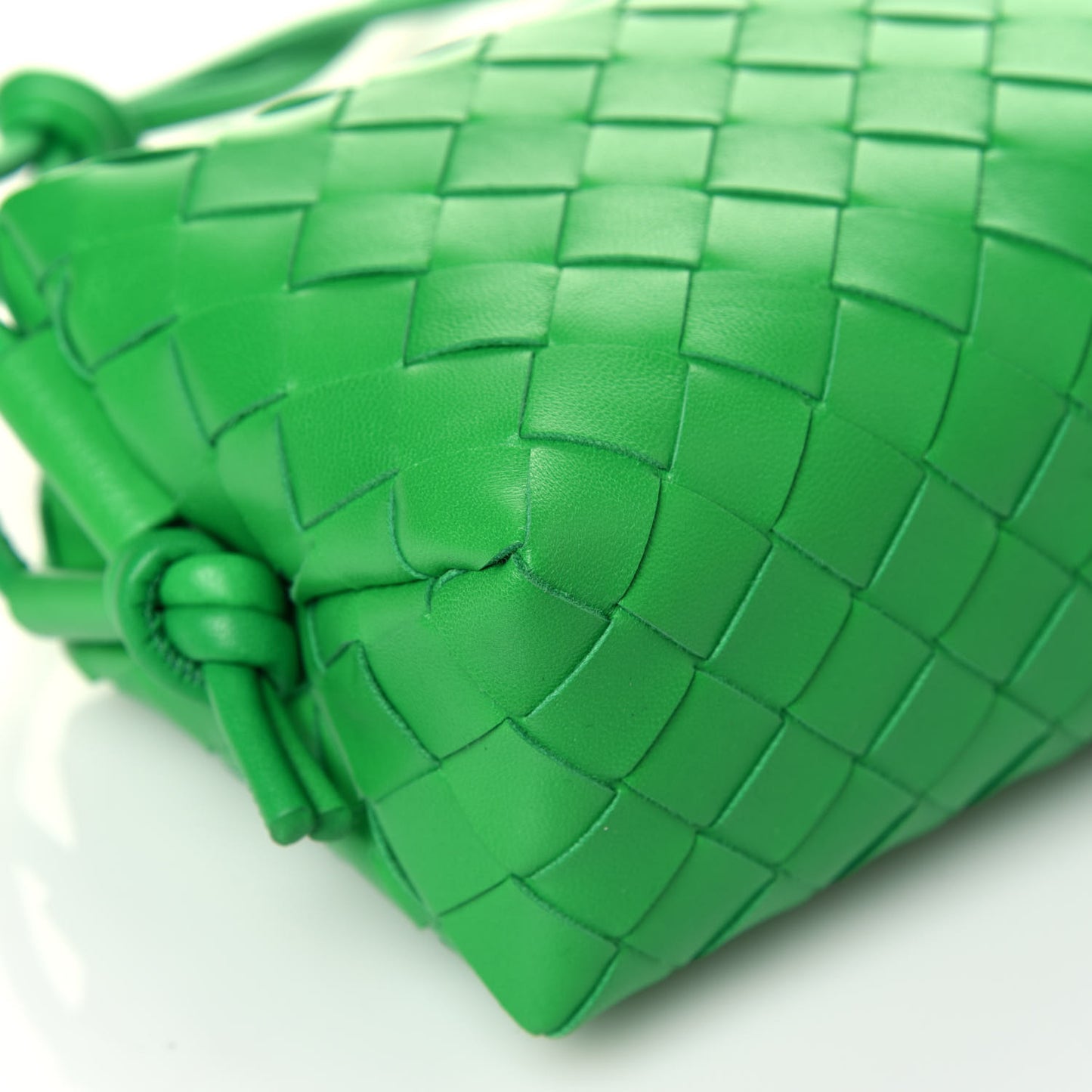 Nappa Intrecciato Mini Loop Camera Bag Parakeet
