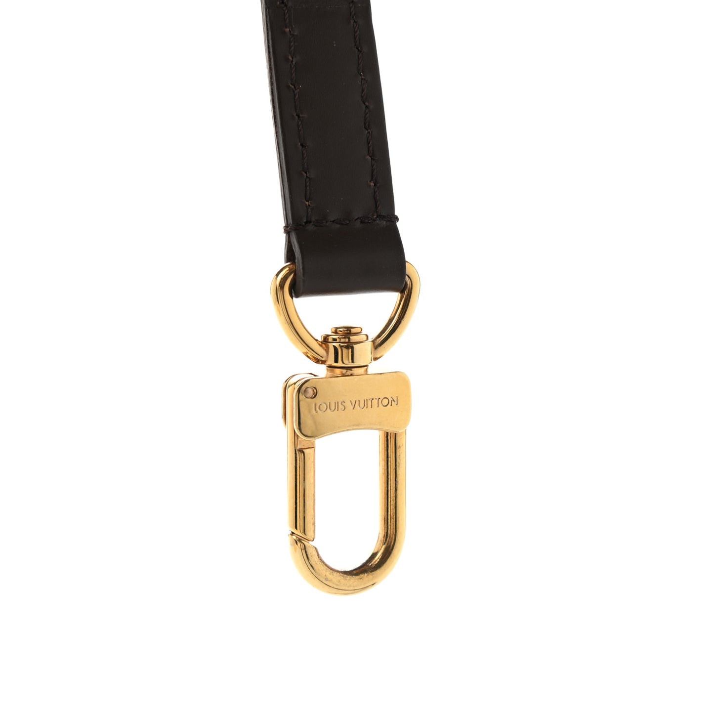 Calfskin 12mm Adjustable Shoulder Strap Brown