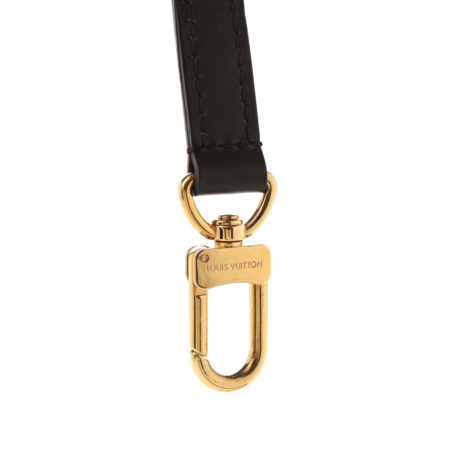 Louis Vuitton Calfskin 12mm Adjustable Shoulder Strap Brown 3 of 6