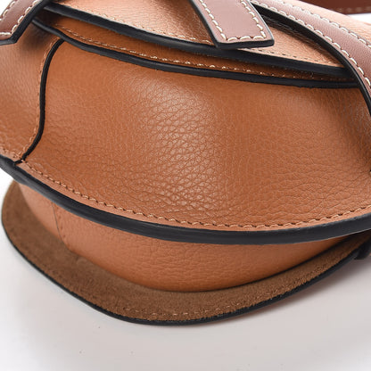 Loewe Grained Calfskin Mini Gate Crossbody Bag Caramel Pecan 9 of 9