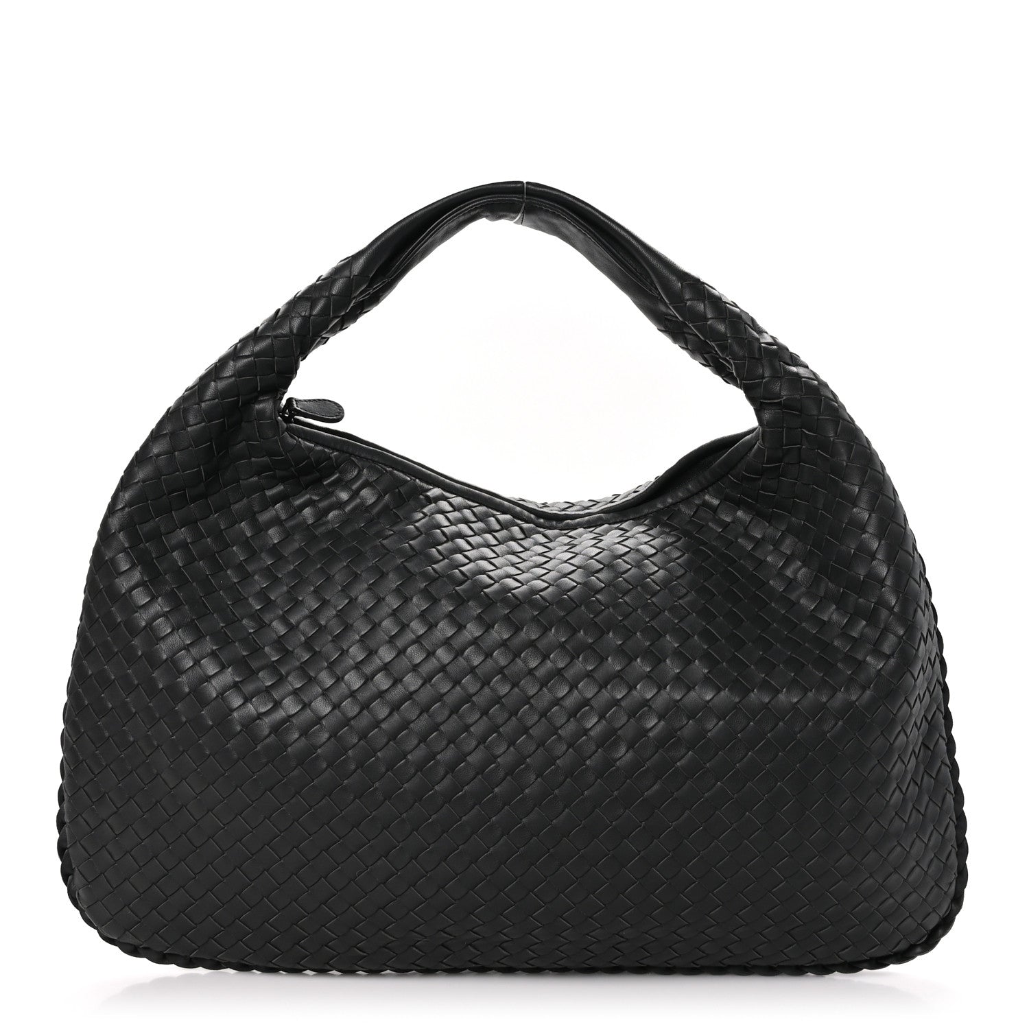 Bottega Veneta Nappa Intrecciato Large Veneta Hobo Grey 1 of 11