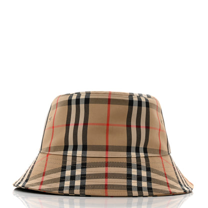 Burberry Technical Cotton Vintage Check Bucket Hat S Archive Beige 6 of 9