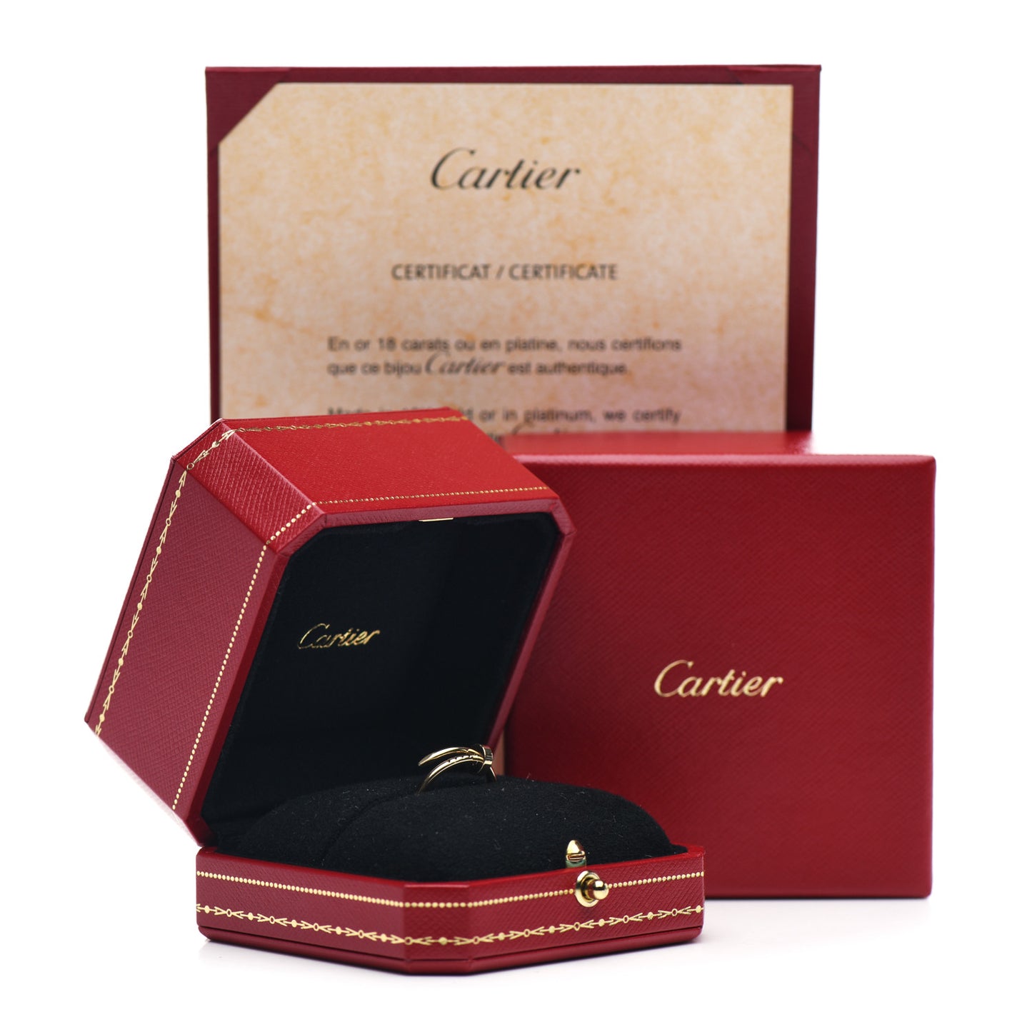 18K Yellow Gold Small Juste Un Clou Ring 55 7.25