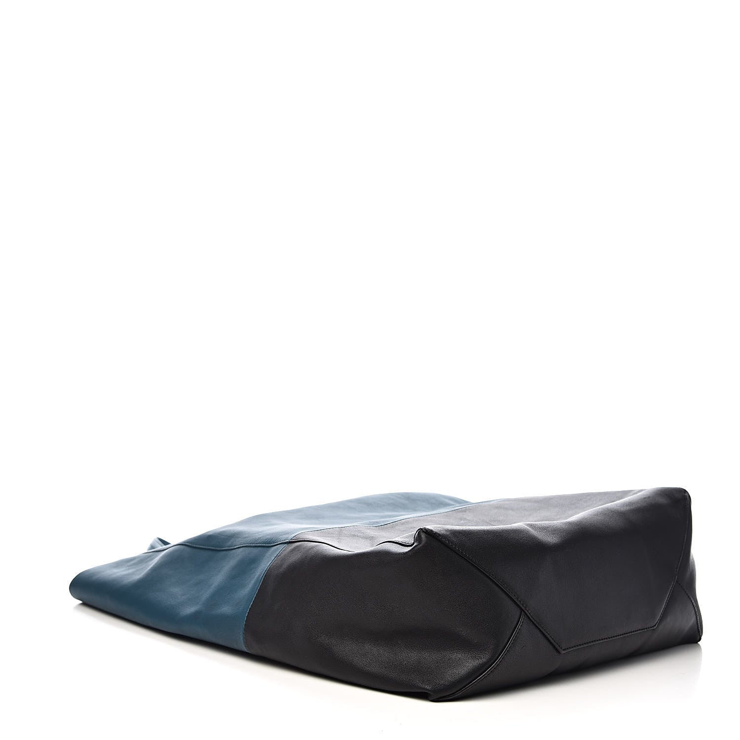 Celine Lambskin Vertical Bi-Cabas Petrol Black 4 of 18