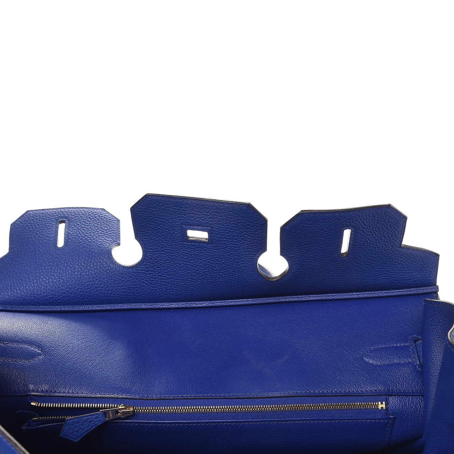 Togo Birkin 35 Bleu Electrique