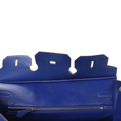 Hermes Togo Birkin 35 Bleu Electrique 9 of 32