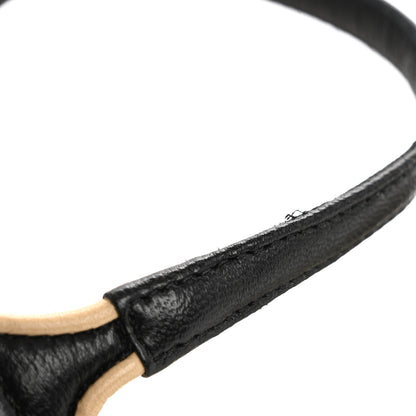 Chanel Lambskin Laminated Lambskin Quilted CC Sandal 38.5 Black 9 of 12
