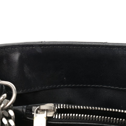Saint Laurent Calfskin Y Quilted Monogram Medium Loulou Chain Satchel Black 14 of 14