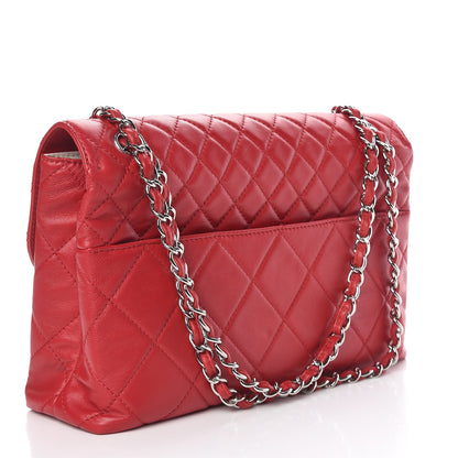 Chanel Calfskin Quilted In The Business Flap Red 3 of 13