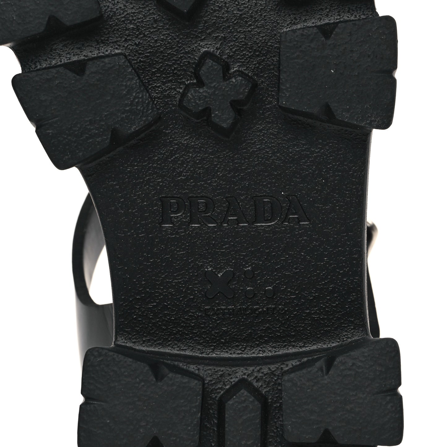 Foam Rubber Triangle Logo Monolith 55mm Cage Sandals 41 Black