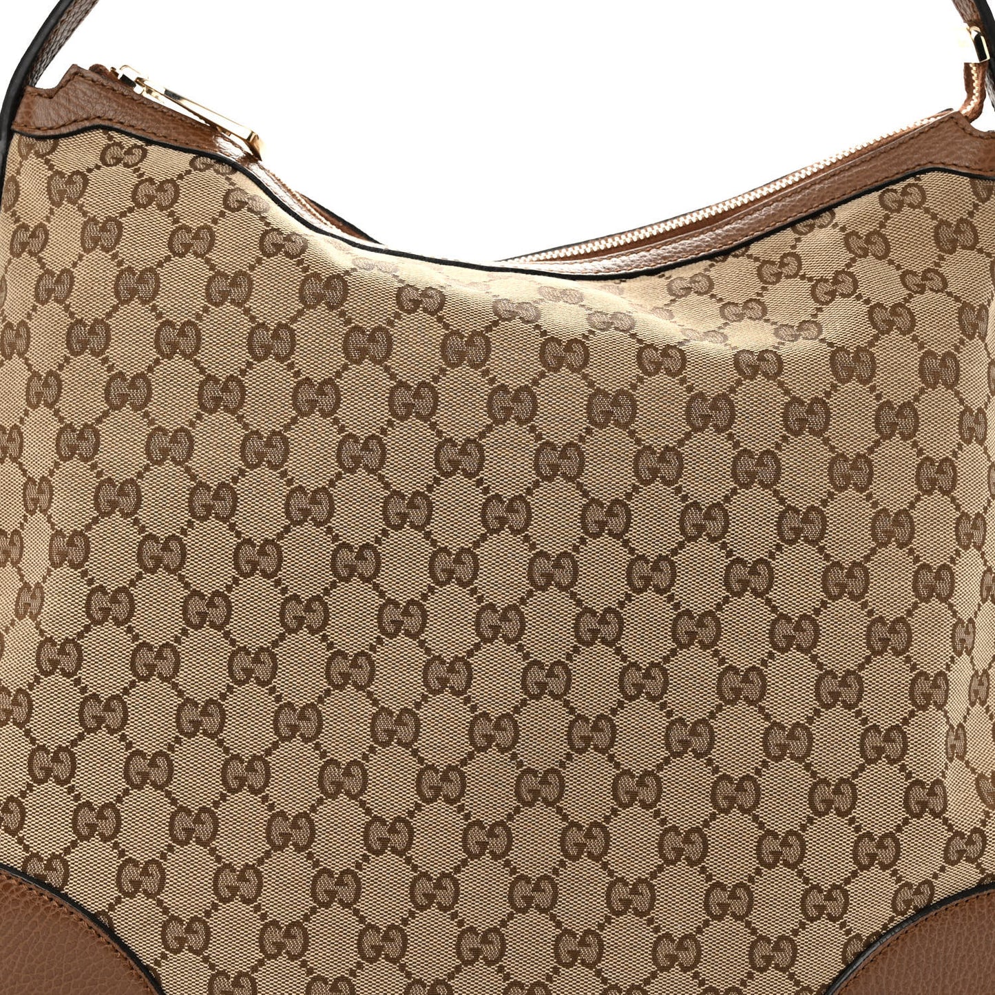 Soft GG Monogram Large Margaux Hobo Brown