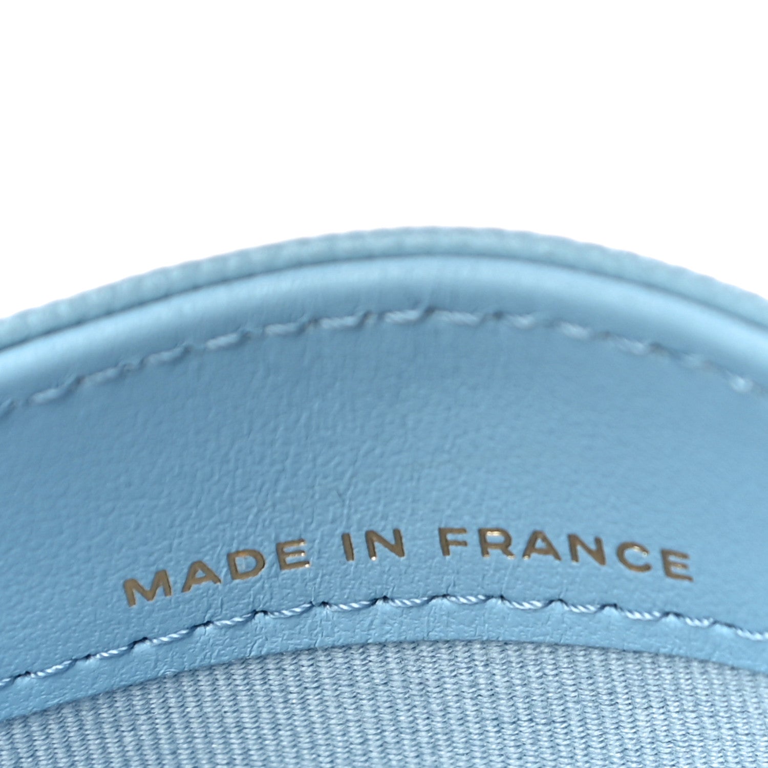 Chanel Caviar Quilted Card Holder Light Blue 7 of 12
