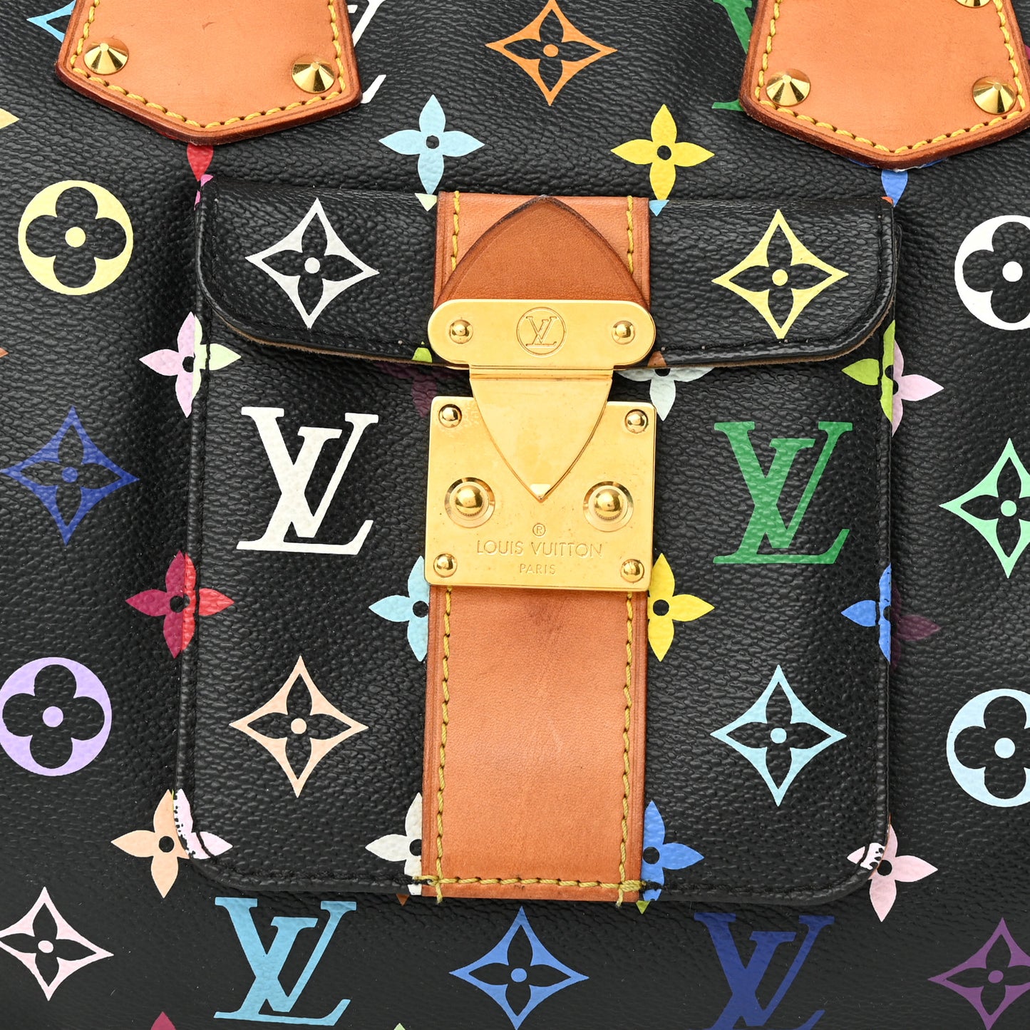Monogram Multicolor Speedy 30 Black