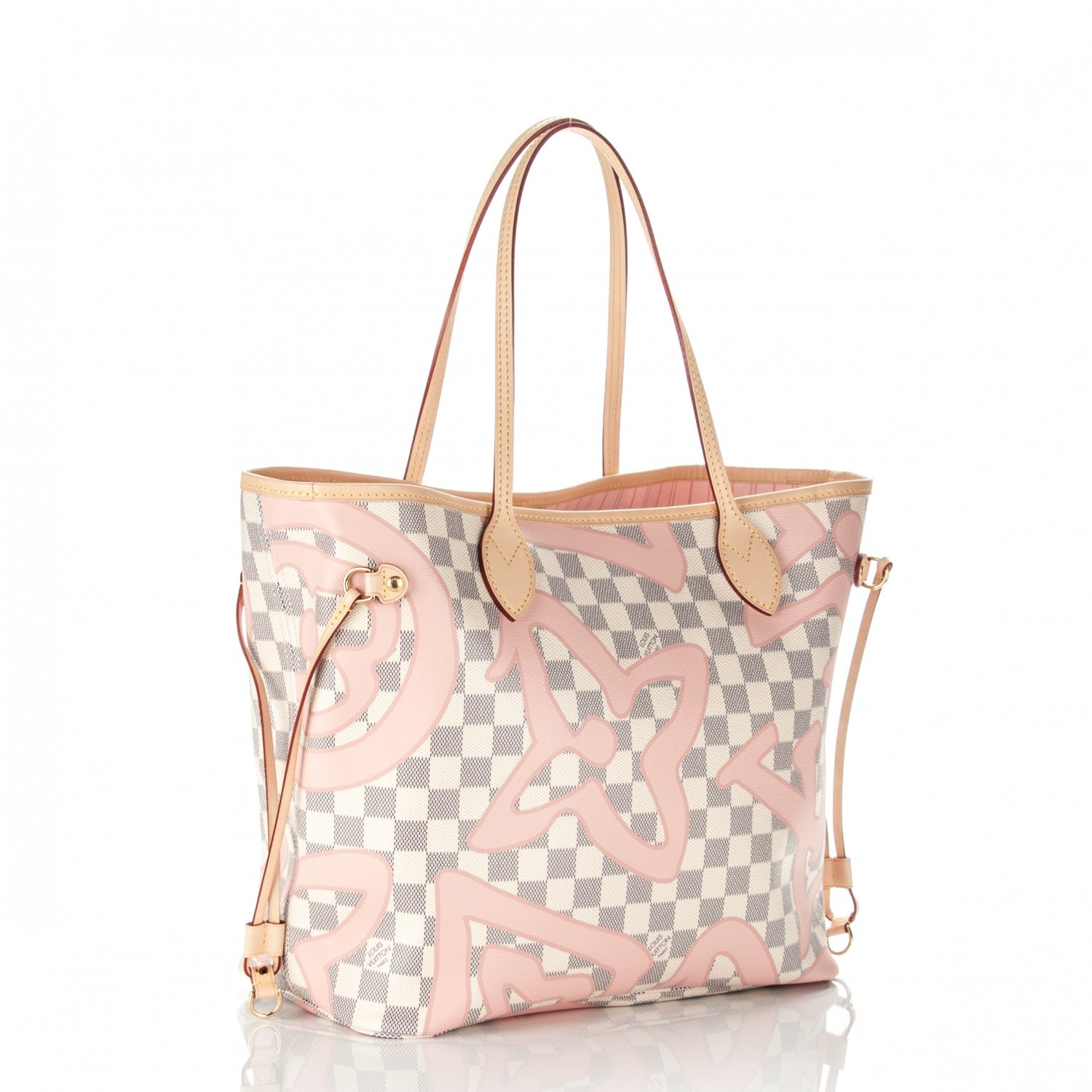 Louis Vuitton Damier Azur Tahitienne Neverfull MM 3 of 7