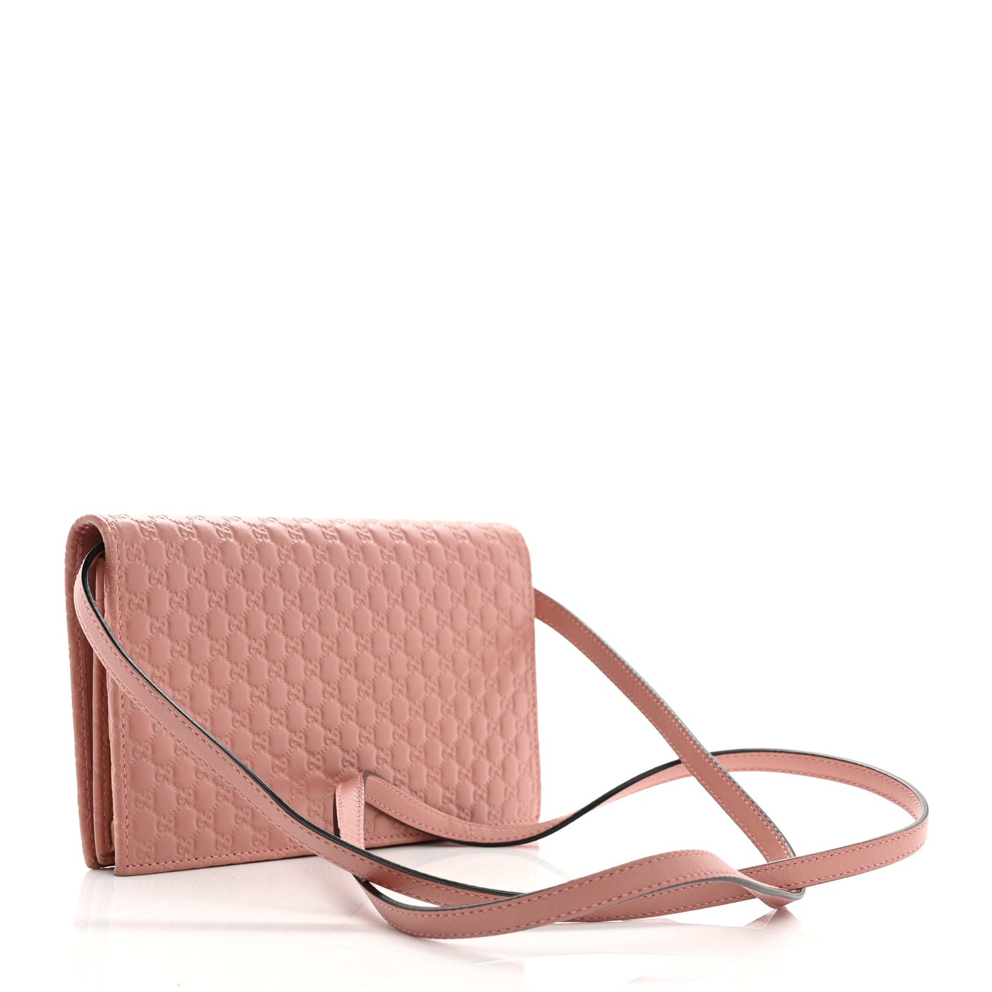 Microguccissima Crossbody Wallet Soft Pink