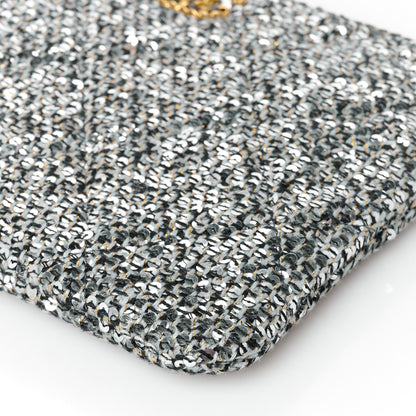 Chanel Sequins Medium 19 Pouch Silver 10 of 10