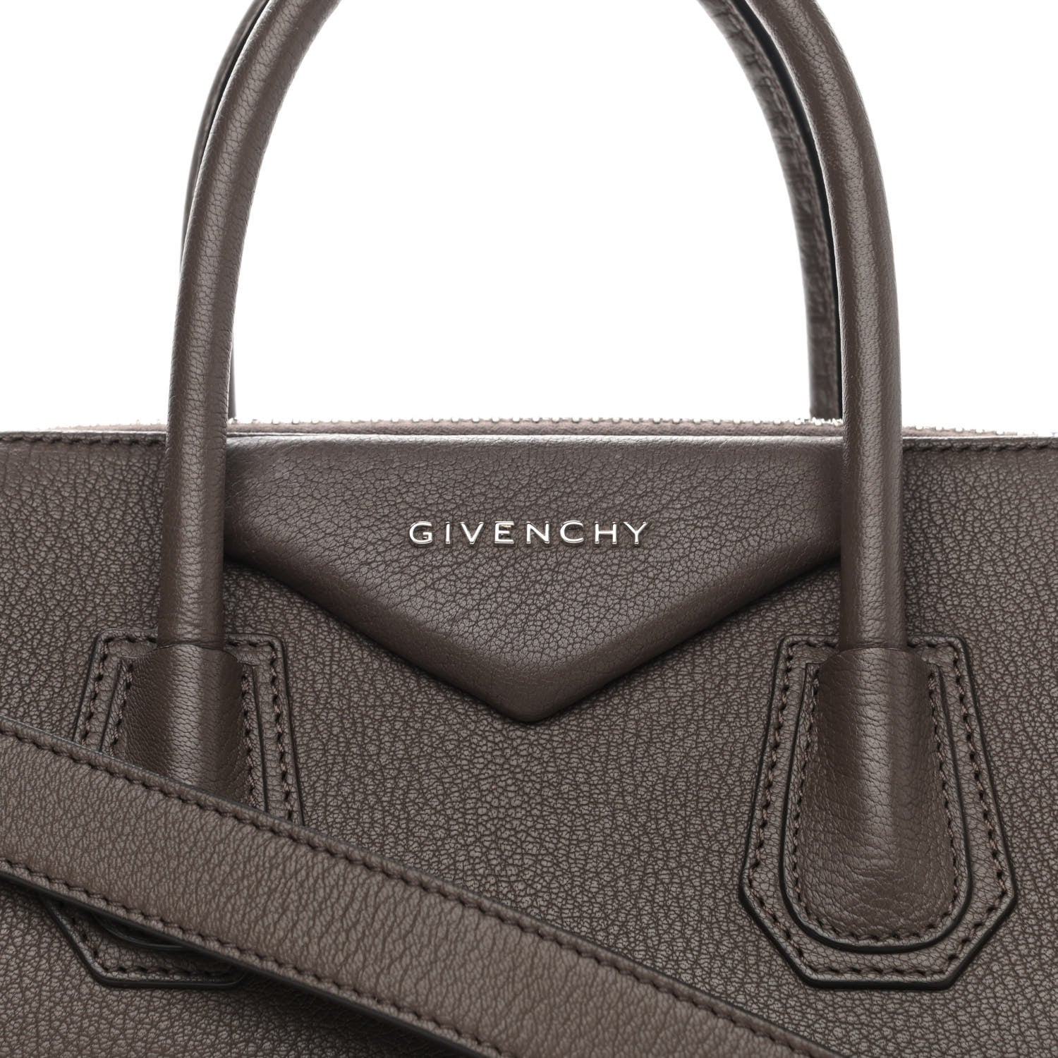 Givenchy Sugar Goatskin Small Antigona Heather Grey 8 of 14