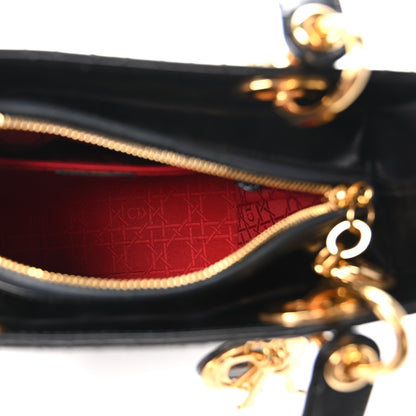 Christian Dior Patent Cannage Medium Lady Dior Black 5 of 10