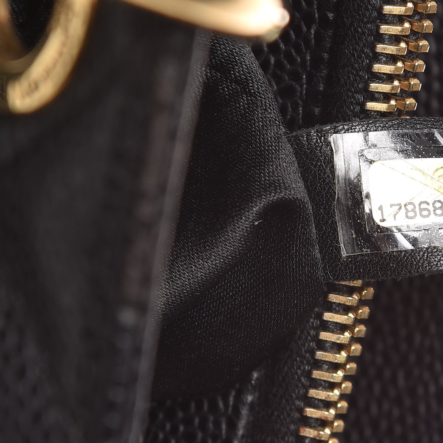 Caviar Quilted Grand Shopping Tote GST Black