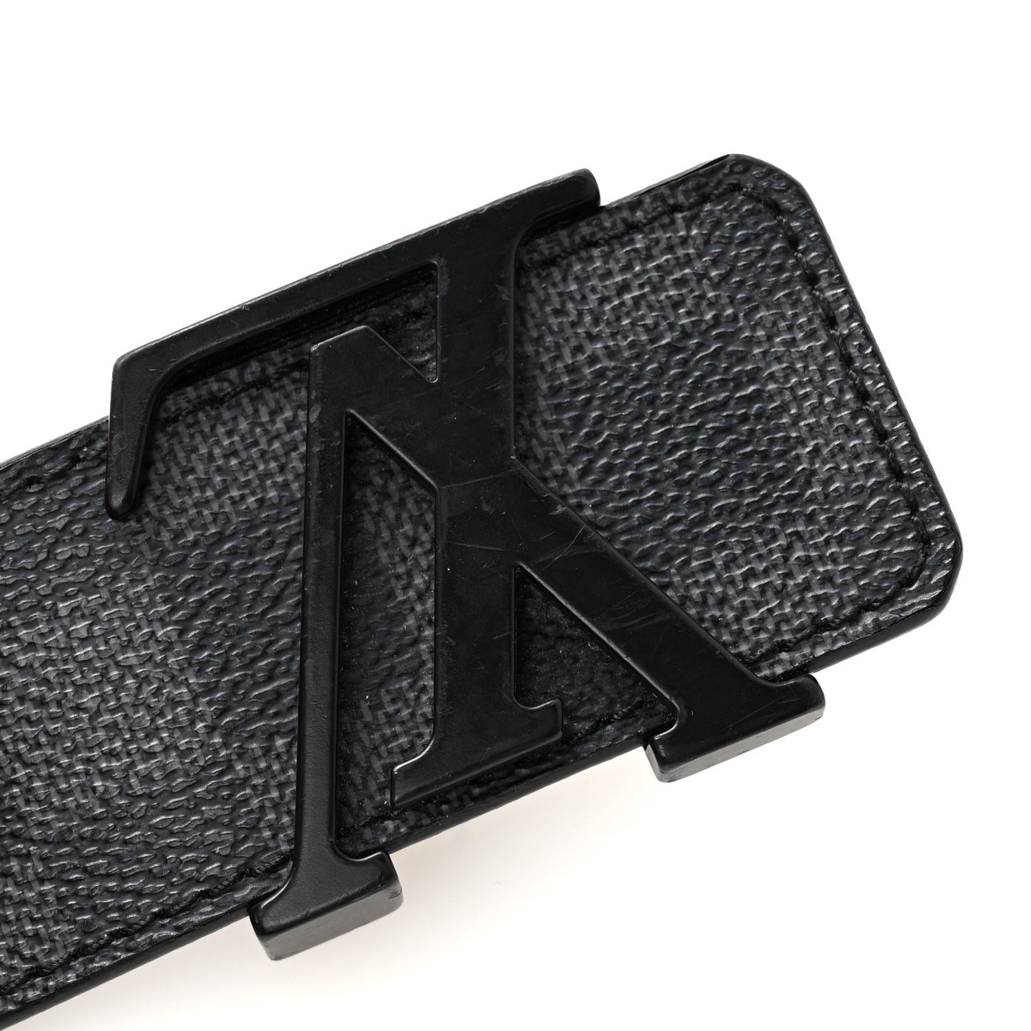 Calfskin Damier Eclipse 40mm LV Initiales Reversible 90 36 Belt