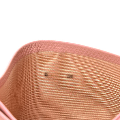 Chanel Calfskin CC Button Card Holder Case Pink 7 of 9