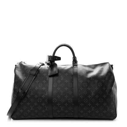 Louis Vuitton Monogram Eclipse Keepall Bandouliere 55 1 of 13
